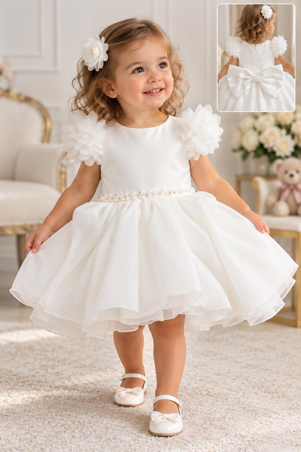 Abito flower bimba