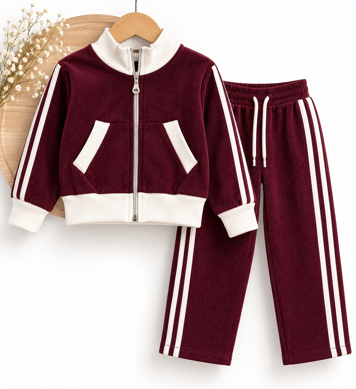 Tuta bimba zip bicolore 26585